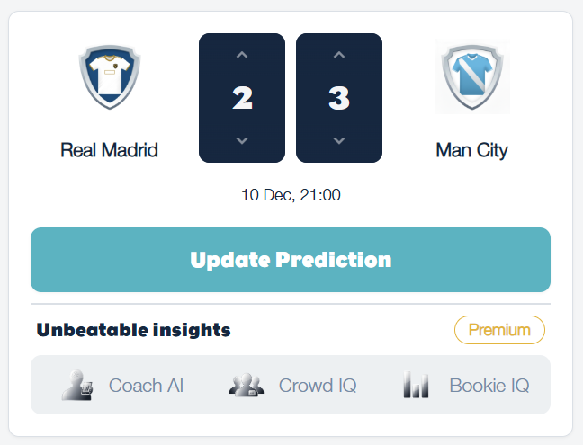 Prediction Interface